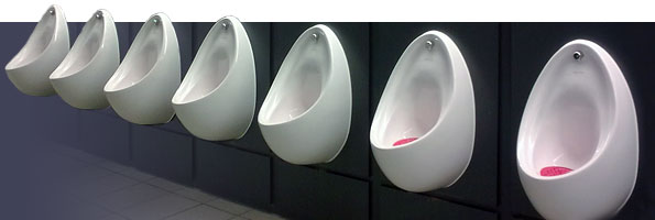 Six Shire installed urinals