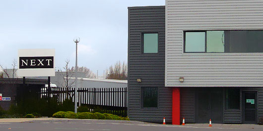 Outside view of Next Distribution Centre